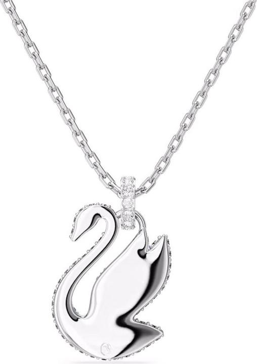 Produktbild Swarovski Iconic Swan Halskette Schwan Mittel Blau (Swarovski Metall, 42 - 47 cm)