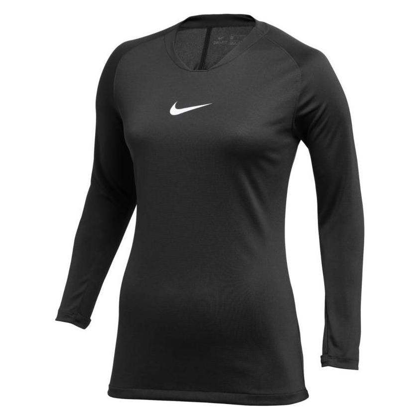 Nike, Vrouwen, Sportief Shirt, Dri-Fit Park Dames Trainingsshirt (Xl), Zwart, Xl