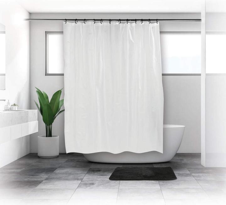 Produktbild Beldray LA028268UFAS Antibac Shower Curtain - White (180 x 180 cm)