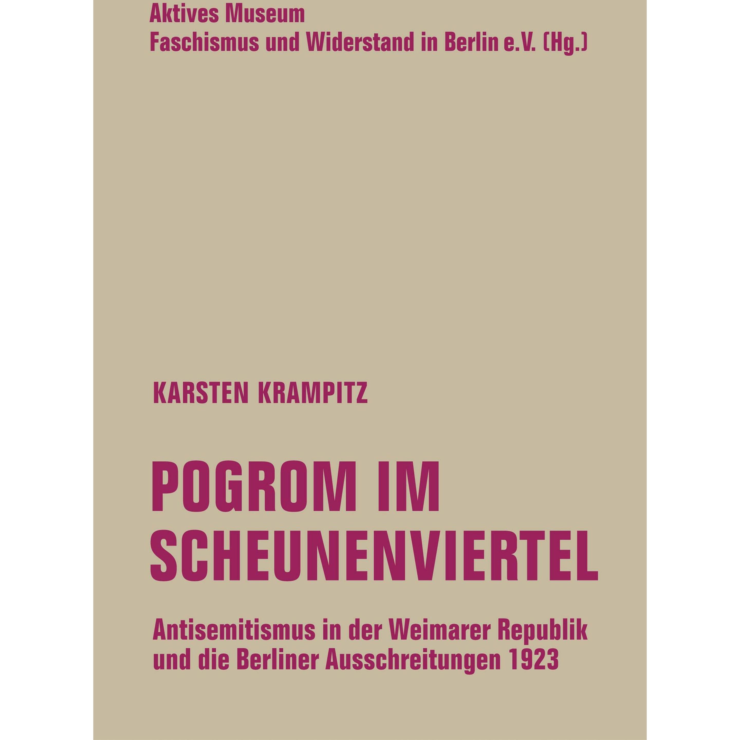 Aktives Museum Faschismus und Widerstand in Berlin e. V., Fachbücher von Karsten Krampitz