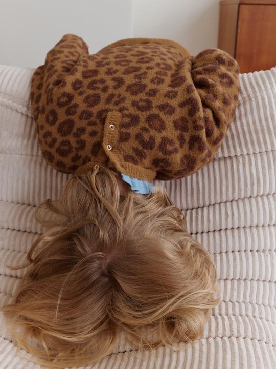 Produktbild Vertbaudet Mädchen Pullover LEOPARD Familien-Capsule (104, 98)