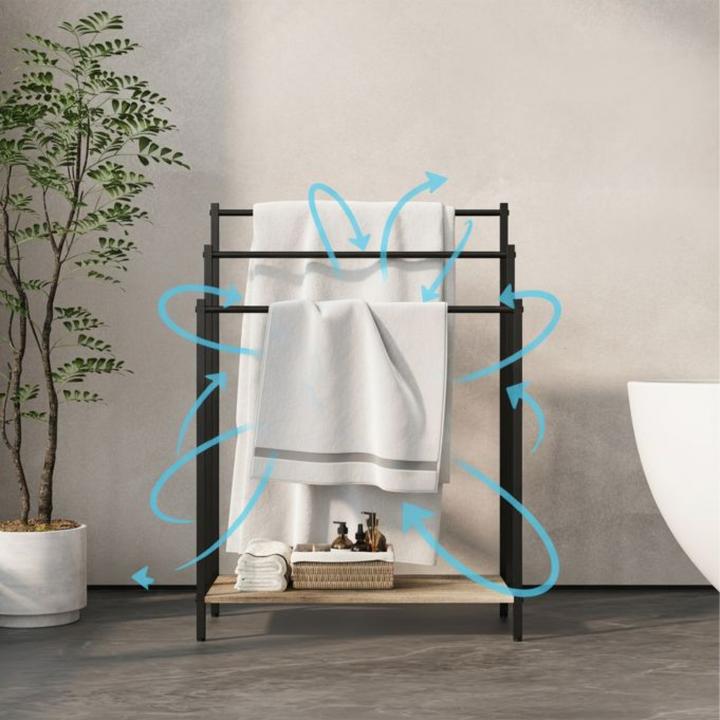 Actual product image Relaxdays towelrack