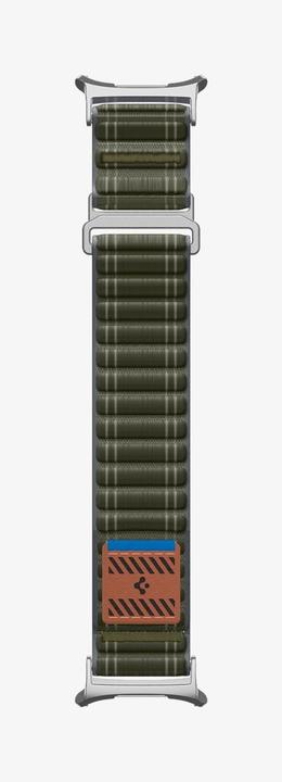 Actual product image Spigen - WBF0 - Samsung Galaxy Watch Ultra 47mm - Green (Fabric, Nylon)