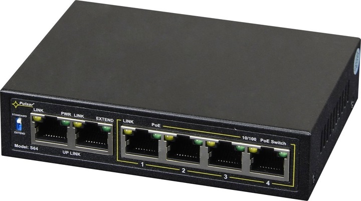 Produktbild Pulsar Switch POE 4+2 S64 (6 Ports)