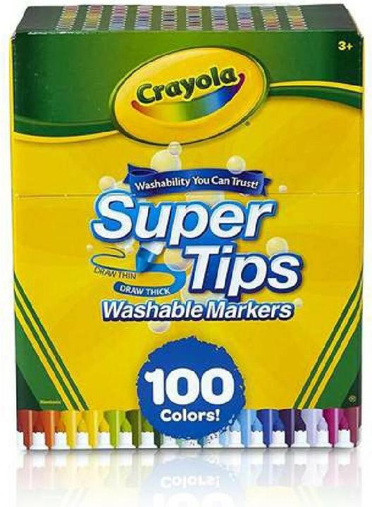 Image du produit Crayola 100 Feutres pointe supertips (100 x)