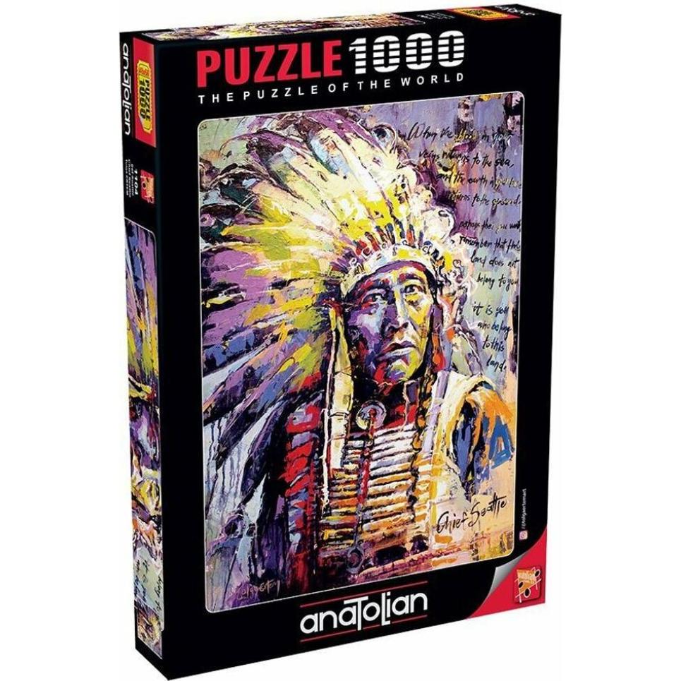 Anatolian 1104 puzzle 1000 pcs. The chief of the Indians (1000 Teile)
