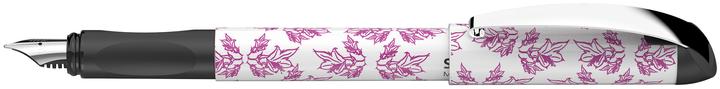 Produktbild Schneider Füller Patrone M Glam 8 Floral (weiss mit rosa Floralmotiv, 1 x)