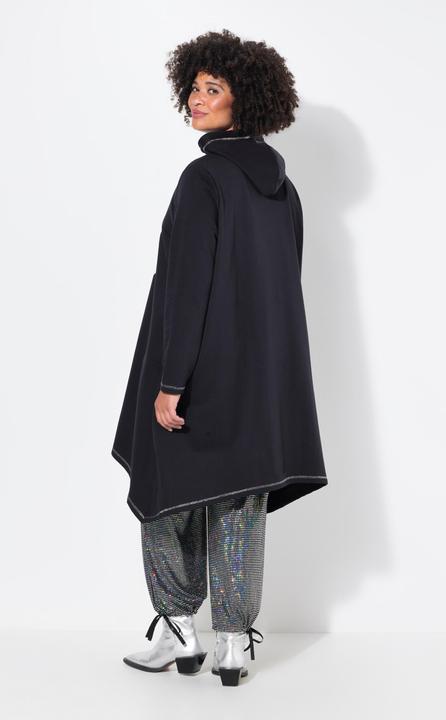 Actual product image Angel of Style A-line hoodie with skull and decorative seams (56)
