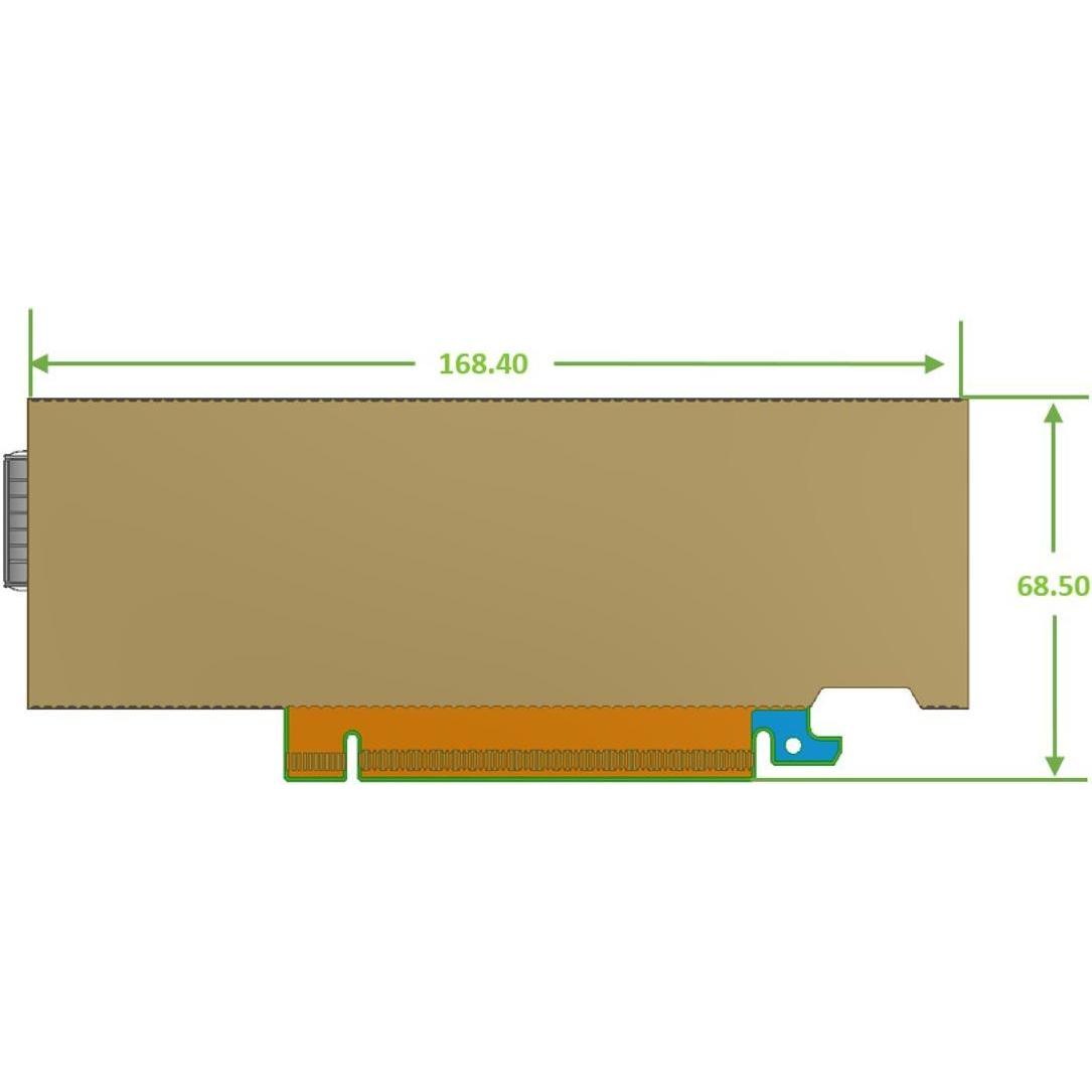 NVIDIA ConnectX-8 C8180 HHHL SuperNIC, Single-cage 800Gbs, Netzwerkkarte
