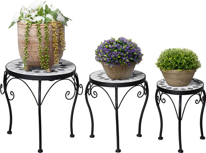 Actual product image Outsunny Flower stand with metal frame