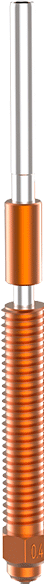 Actual product image Creality Unicorn K2 Plus Quick-Swap Düse 0.4mm (Blast pipe)