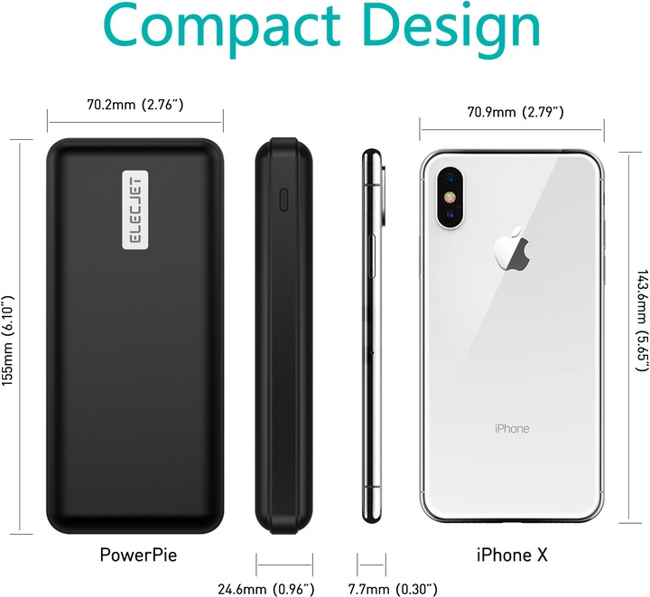 Produktbild Elecjet PowerPie P20 (20000 mAh, 45 W, 74 Wh)