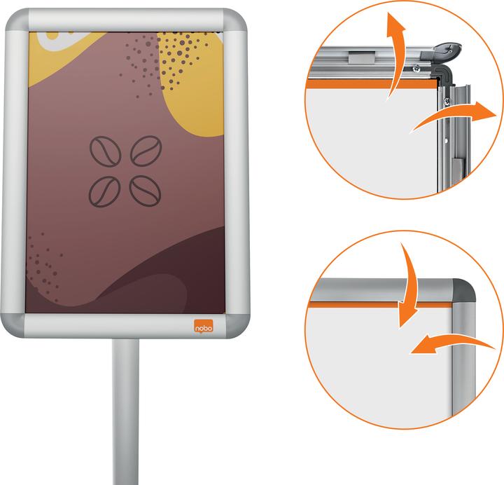 Produktbild Nobo Infoständer (A4)