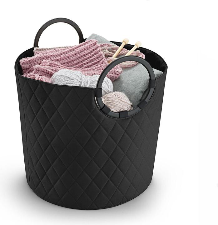 Produktbild reisenthel Aufbewahrungsbox Frame Rhombus Schwarz (42 x 40 cm, 35 l)
