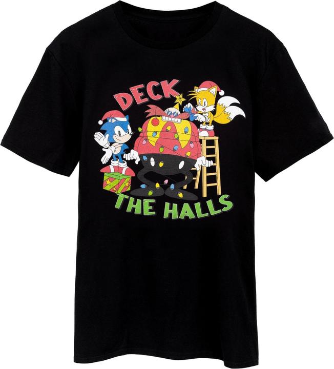 Produktbild Sonic The Hedgehog Deck The Halls TShirt weihnachtliches Design (3XL)