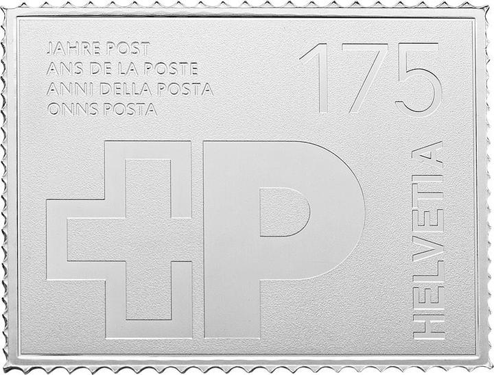 Produktbild Philoro SILBERNE BRIEFMARKE - 175 Jahre Post (0.84, 2024)