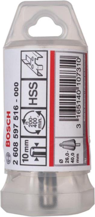Produktbild Bosch Professional Zubehör Blechschälbohrer HSS, zylindrisch, 24 - 40 mm, 89 mm, 10 mm (10 mm)