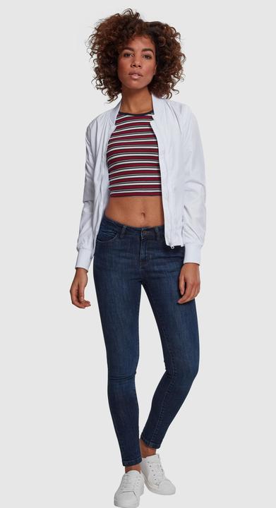 Image du produit Urban Classics Ladies Rib Stripe Cropped Top (L)
