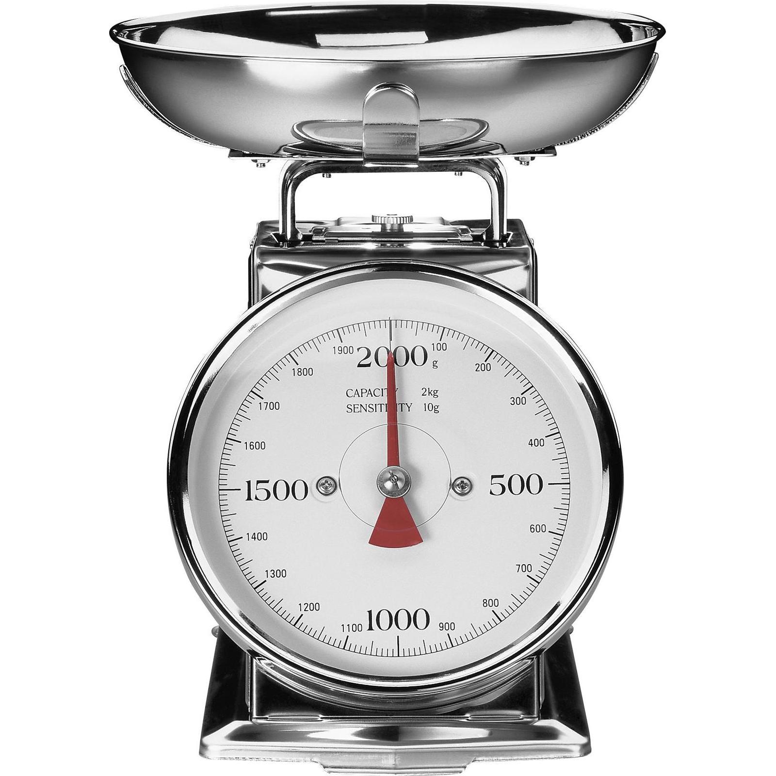 Gastroback Classic Waage, Küchenwaage, Silber