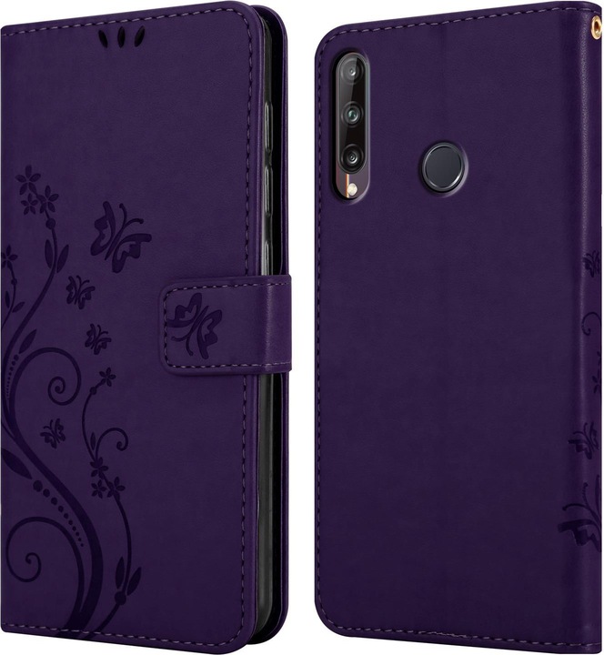 Produktbild Cadorabo Flower Book Cover (Huawei P40 Lite E)