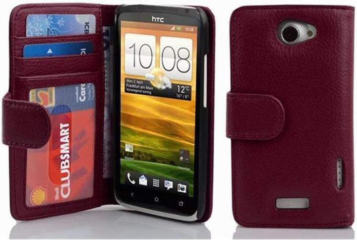 Actual product image Cadorabo Book with 3 card slots cover (HTC One X+)