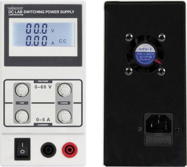 Actual product image Velleman LABPS6005SM Laboratory power supply unit