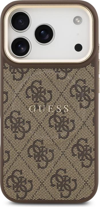 Actual product image Guess - Hardcase 4G Classic MagSafe (GUHMP17LP4MSEGCW) - iPhone 17 Pro - Brown (Apple iPhone 17 Pro)