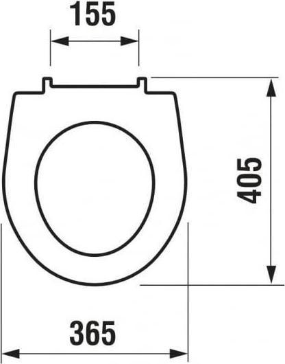 Produktbild Jika TOILET COVER LYRA PLUS 93381 SLOWCLO