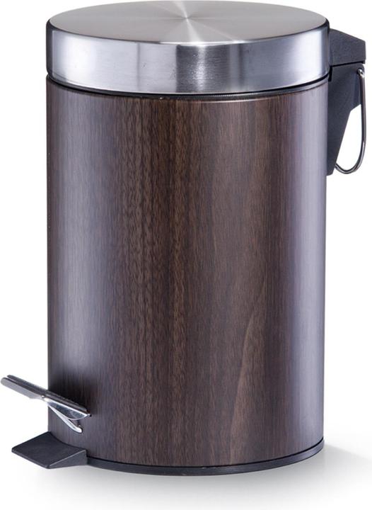 Decoro noce, metallo spazzolato