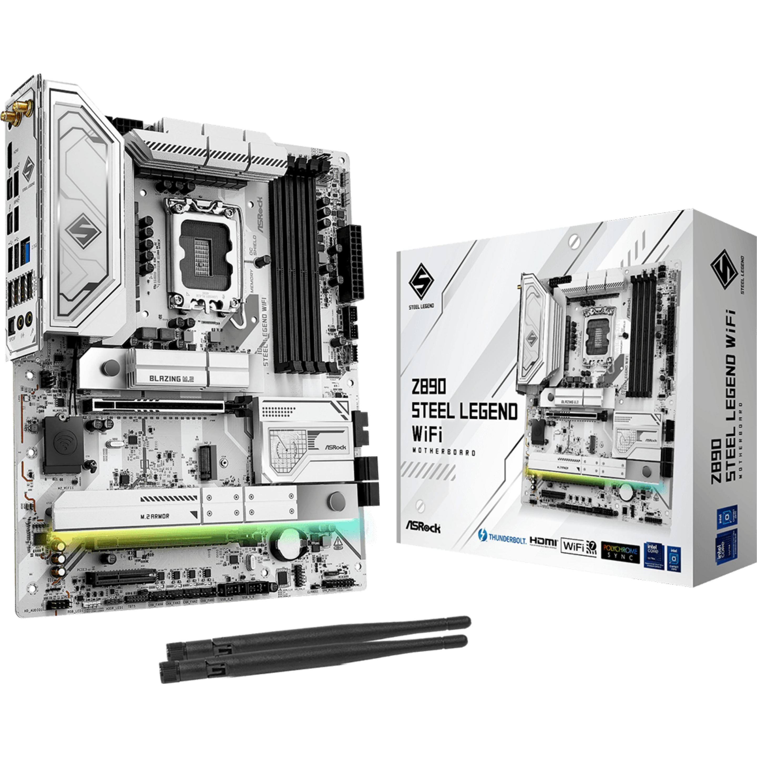AsRock Z890 Steel Legend WiFi (Presa S1, Intel Z890, ATX), Scheda madre
