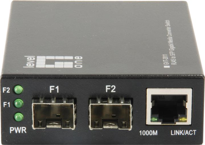 Produktbild LevelOne GVT-2011: Media Konverter RJ45-SFP (Media Konverter)