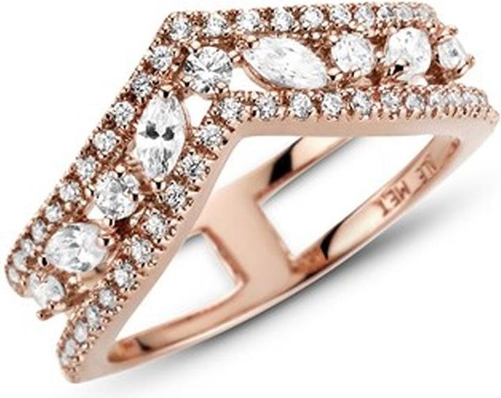 Produktbild Pandora Rose Wishbone Ring (58, 585/14 K Gold)