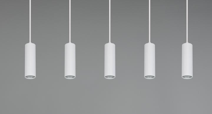 Immagine prodotto Trio 367700531 Soka GU10 Pendelleuchte 5-fach ⌀5,5cm Weiss Matt (GU10)