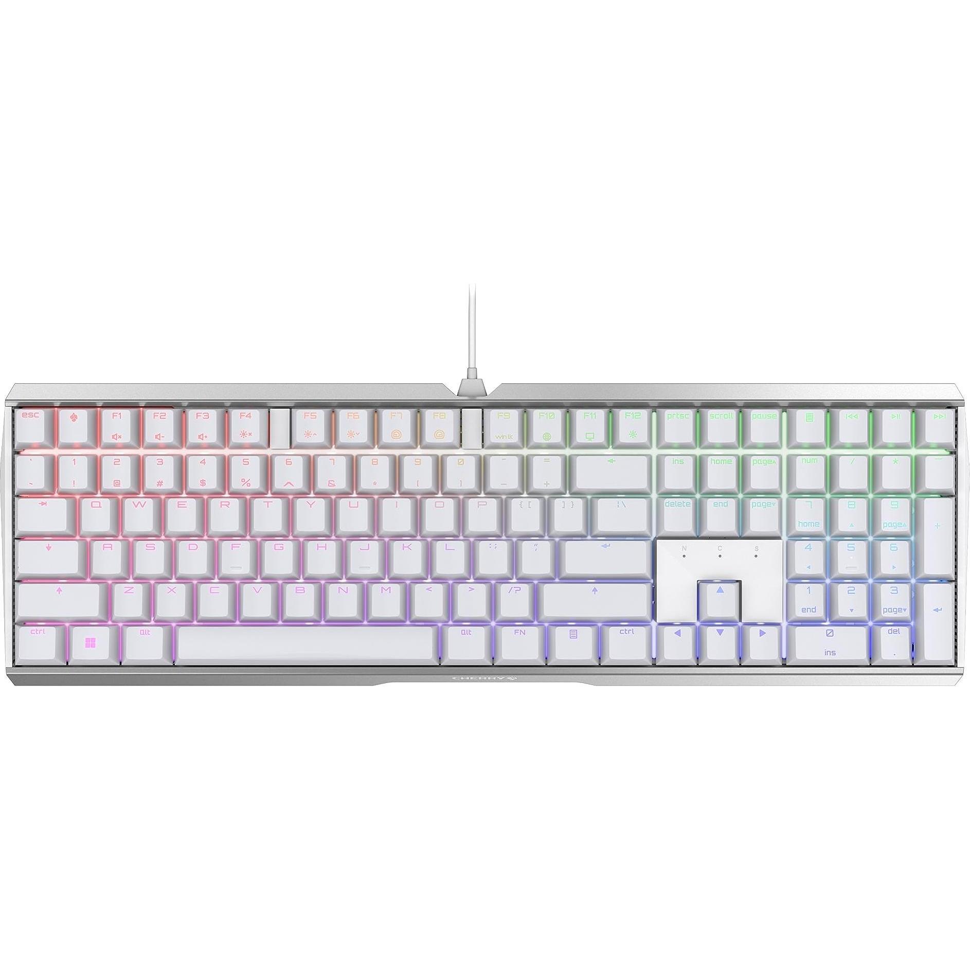 CHERRY MX BOARD 3.0 S (US, Kabelgebunden), Tastatur, Weiss