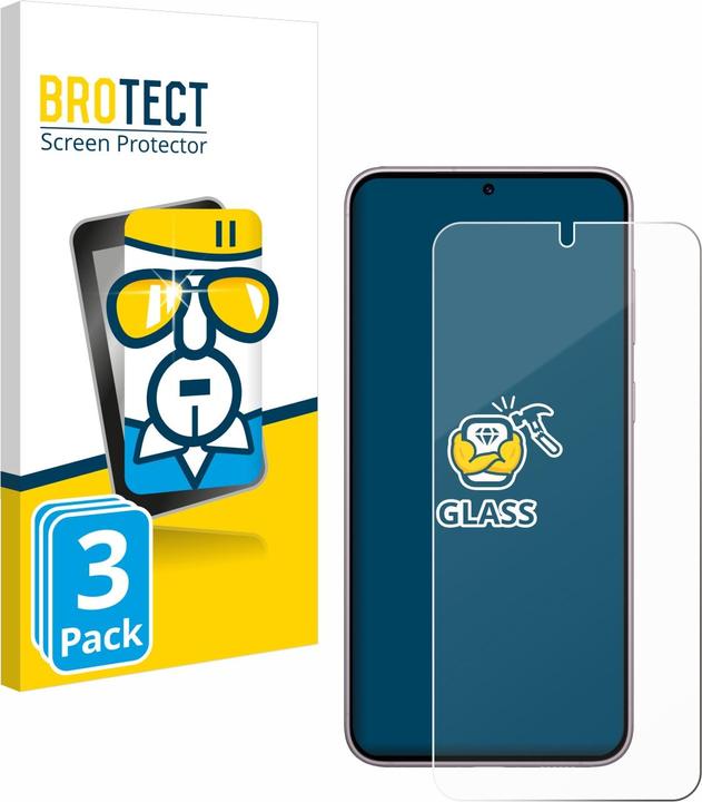 Produktbild BROTECT Panzerglas Hartglas Displayschutz (3 Stück, Samsung Galaxy S21)