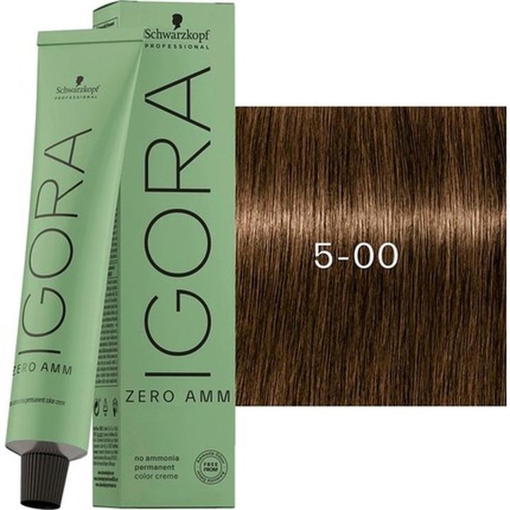 Image du produit Schwarzkopf Igora Zero AMM - 5-00 Marron clair Naturel Extra (5-00 Marron clair naturel extra extra naturel)