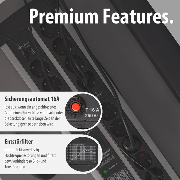 Produktbild Brennenstuhl Premium-Protect-Line (14x, CEE 7/3, 3 m)