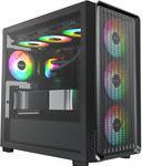 Actual product image Montech X5M (schwarz, Tempered Glass) (mATX)