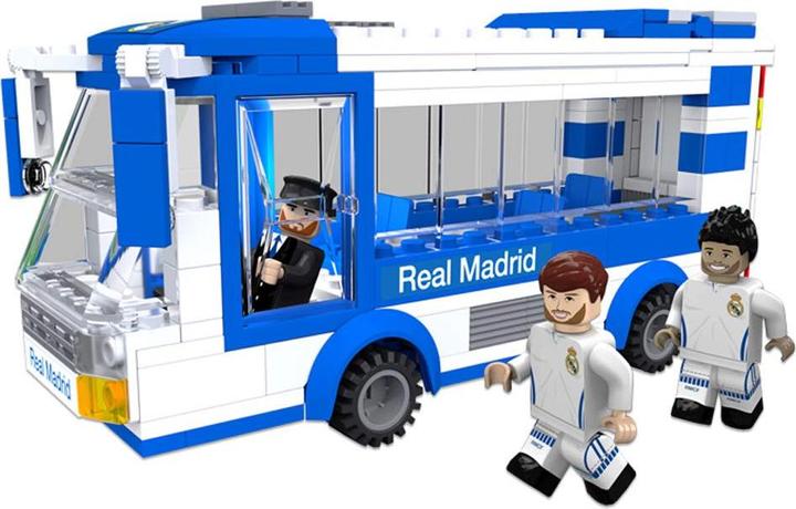 Actual product image Nanostars Real Madrid team bus kit 267-piece