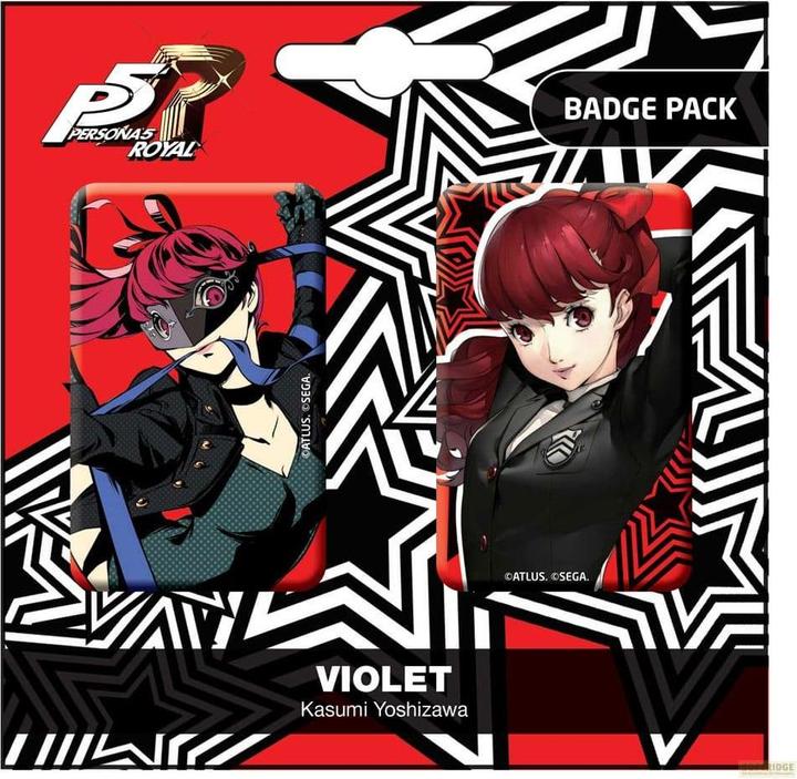 POPbuddies Persona 5 Royal Pin Badges 2-Pack Violet / Kasumi Yoshizawa