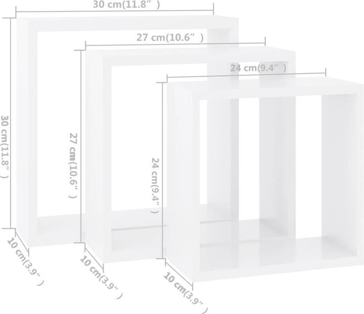 Produktbild vidaXL Abey (30 x 10 x 30 cm)