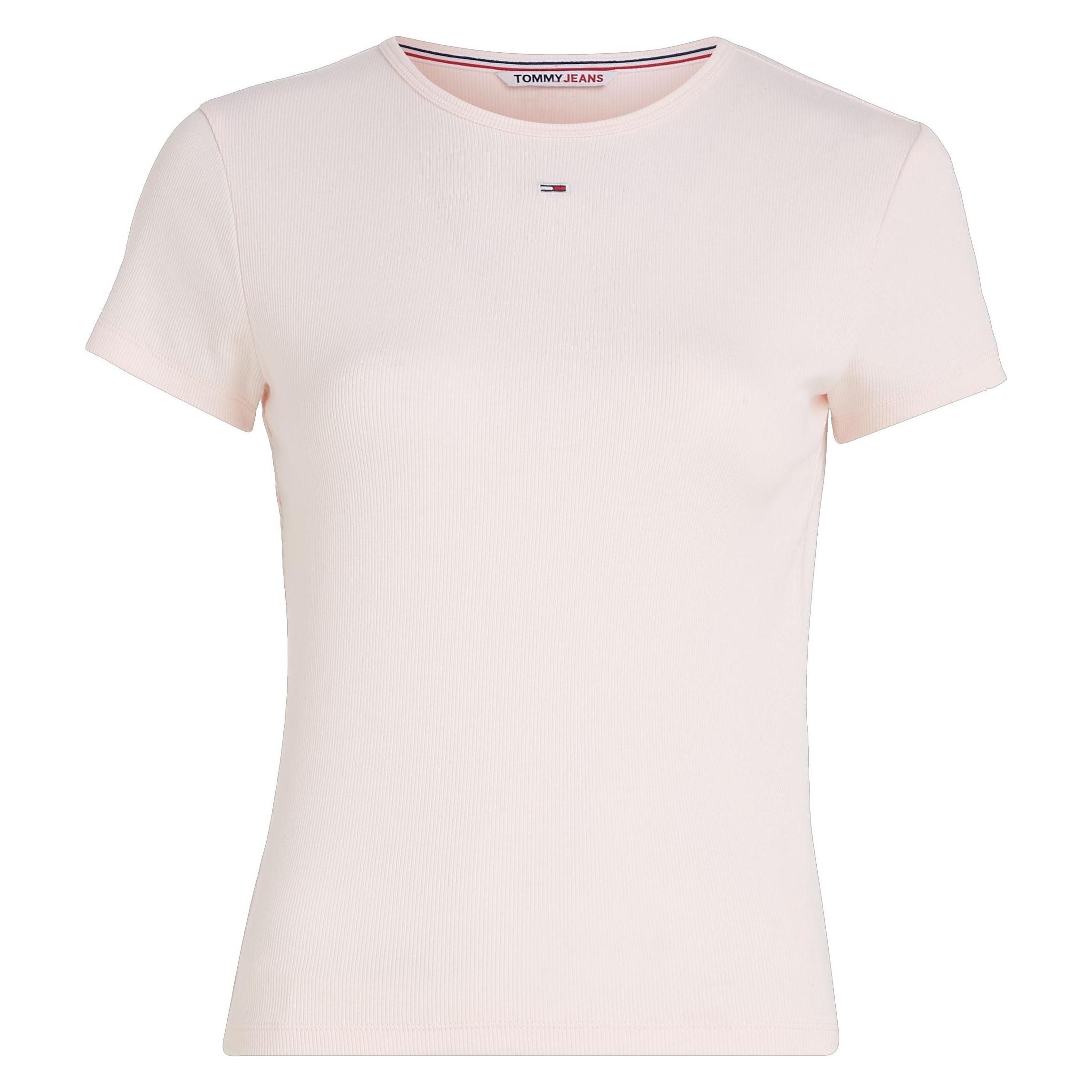Tommy Hilfiger, Damen, Shirts, Tjw Bby Essential Ri DW0DW14876 TJ9 M., Rosa, (M)