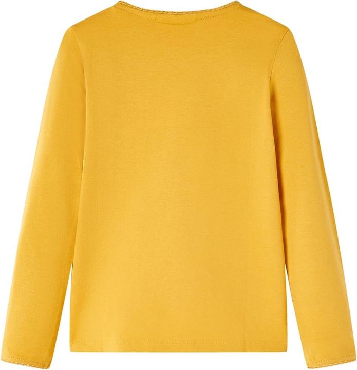 Immagine prodotto vidaXL Camicia da bambino a maniche lunghe ocra scuro 104,Materiale: 95 (104)