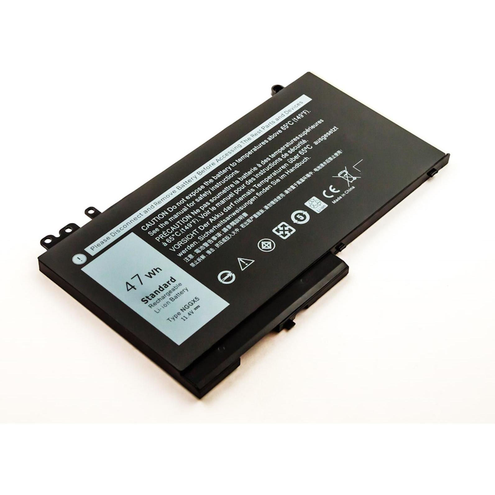 AGI Akku kompatibel mit Dell 0RYXXH (1 Zellen, 3400 mAh), Notebook Akku, Schwarz