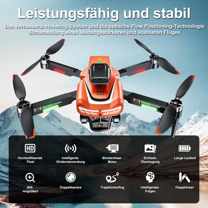 Image du produit Grutoly Drohne mit 4K-Kamera und 360° Hindernisvermeidung (40 min)