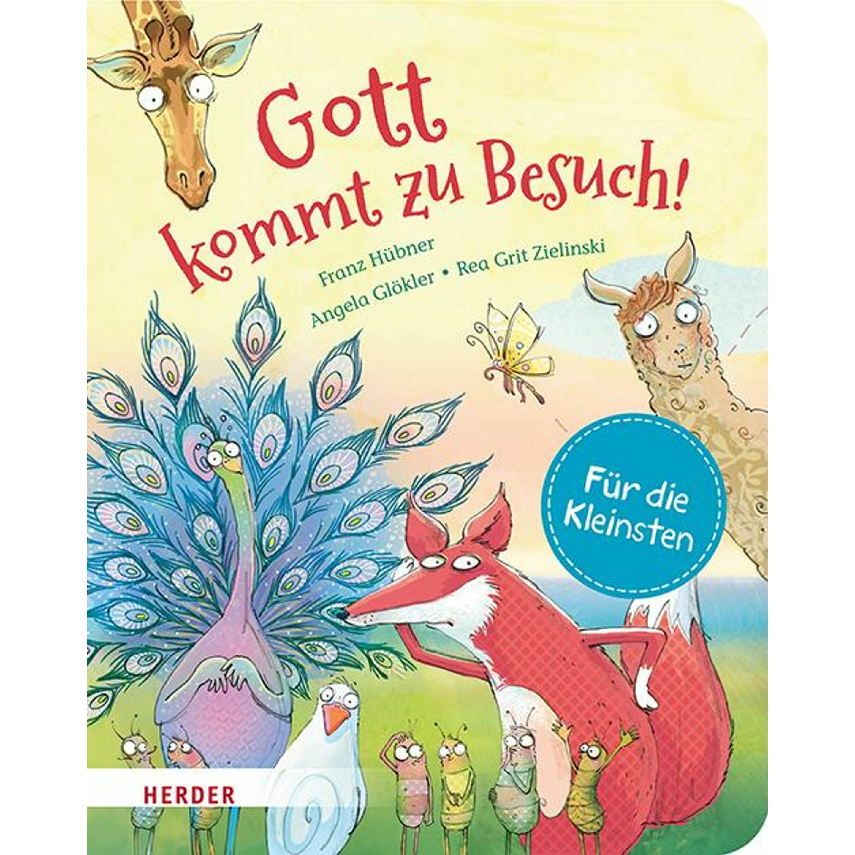 Thumbnail - Gott kommt zu Besuch (Pappbilderbuch), Kinderbücher von Franz Hübner