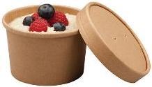 Produktbild ColPac Papbaeger Soup-To-Go 225 ml Ø90/75x61 mm Brun,500 stk/krt