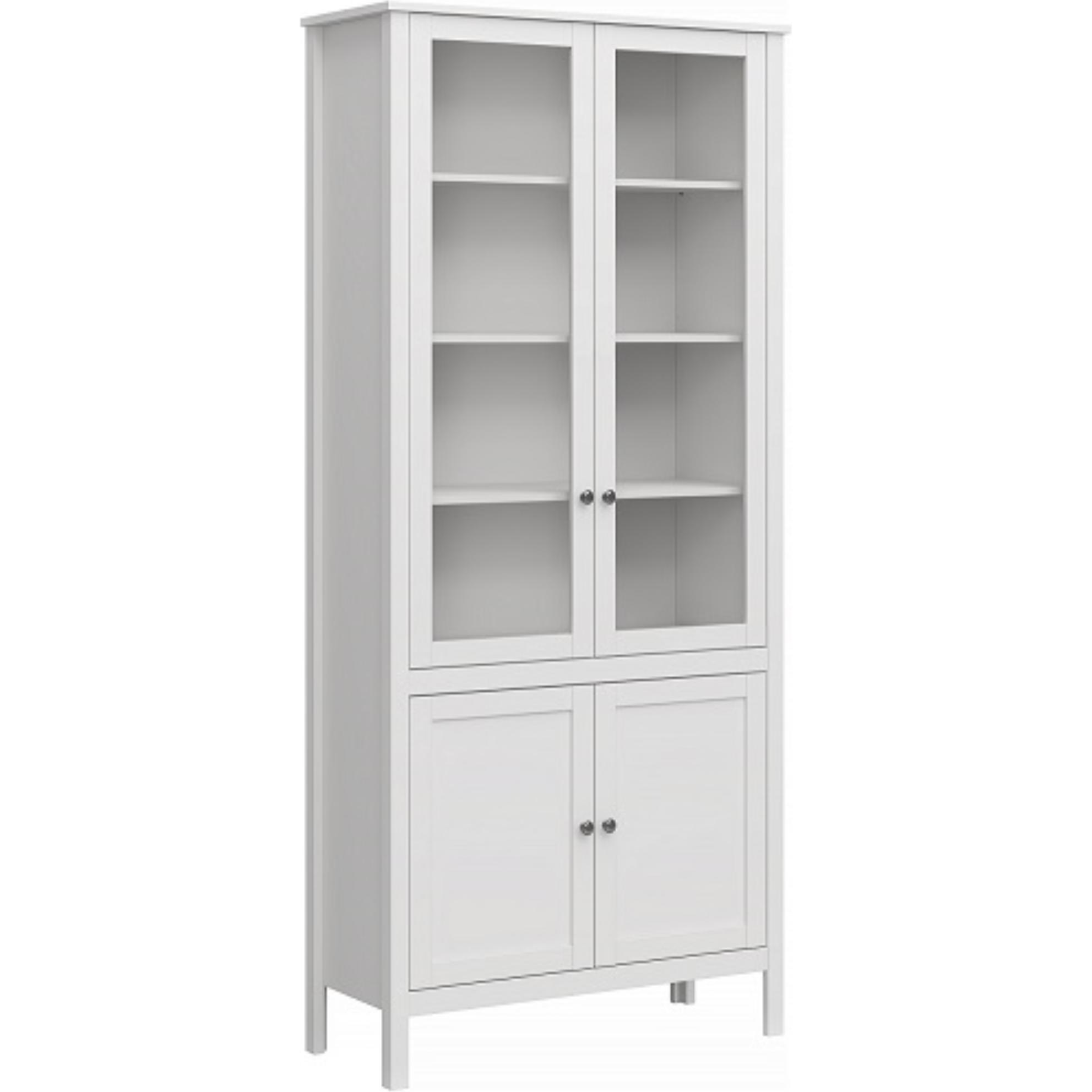 Konsimo, Vitrine + Buffetschrank, Farge (90 x 201 x 37 cm)