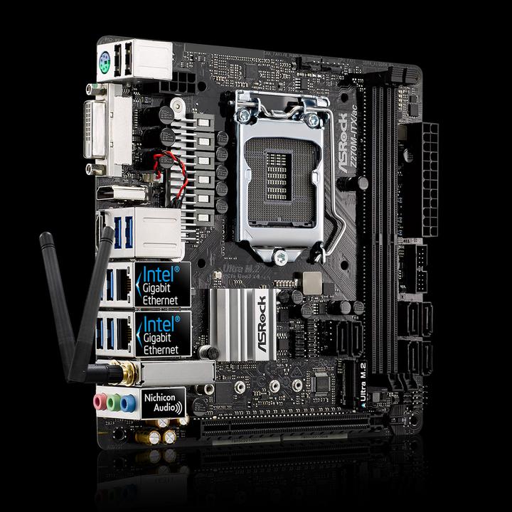 Produktbild AsRock Z270m-Itx (LGA 1151, Intel Z270, Mini-ITX)