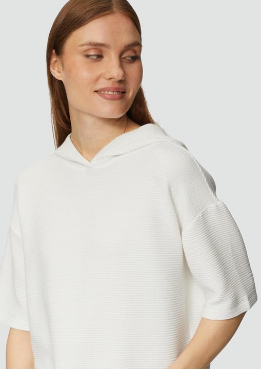 Produktbild s.Oliver Sweatshirt Kurzarm-Sweatshirt mit Strukturmuster (44)